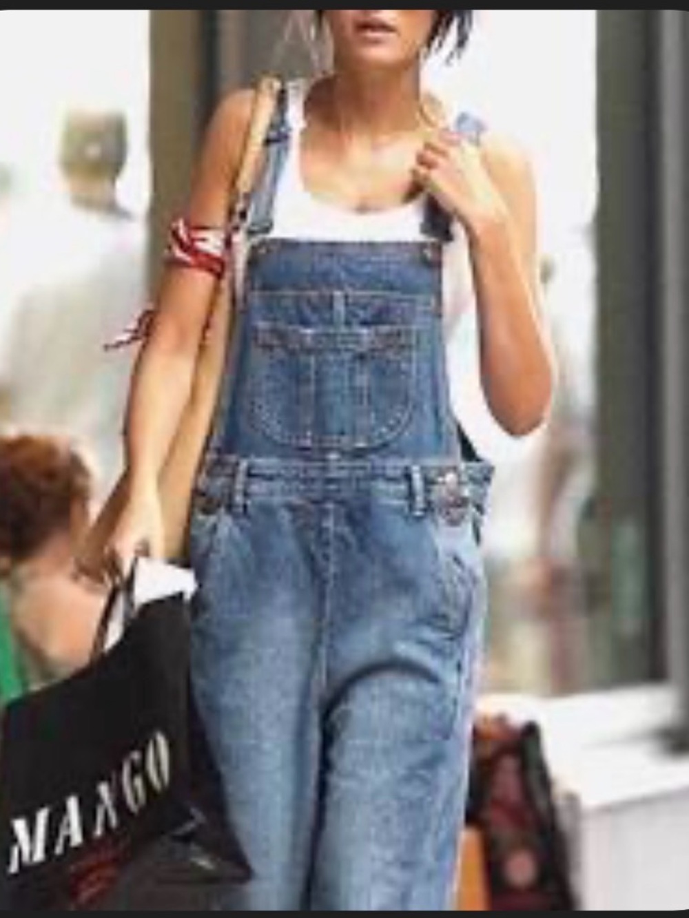 NWT Wide Leg Overalls 100% Cotton Denim Blue